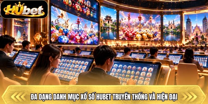 Đa dạng danh mục xổ số Hubet truyền thống và hiện đại