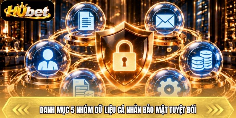 Danh mục 5 nhóm dữ liệu cá nhân bảo mật tuyệt đối
